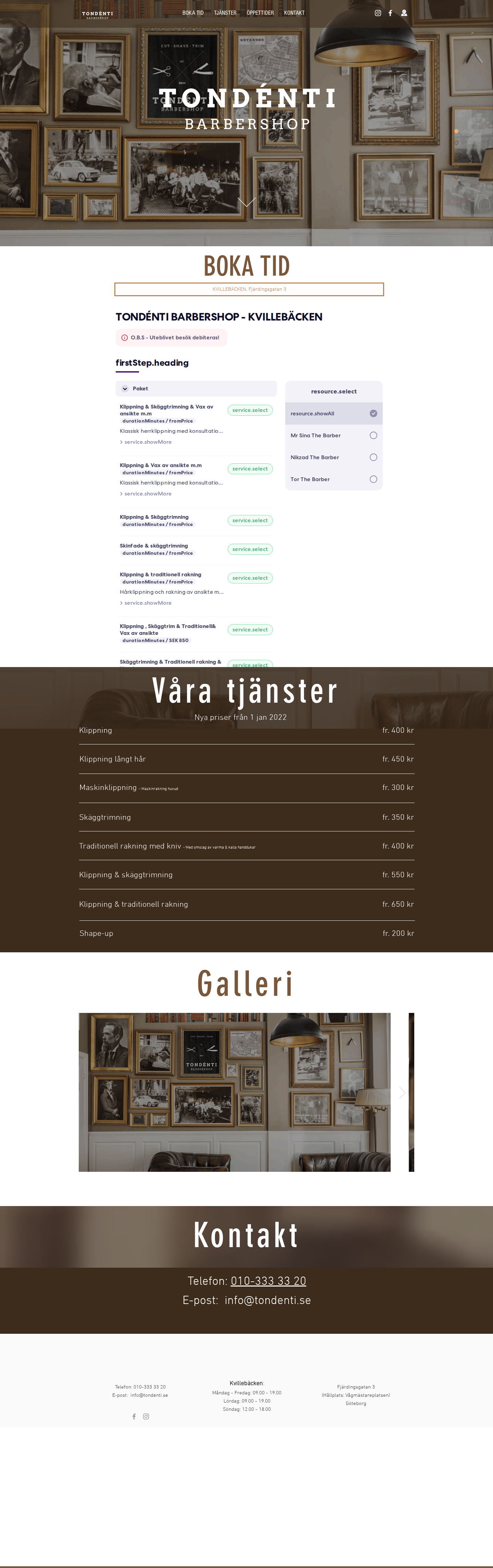 TONDÉNTI Barbershop